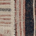 thumbnail image 5 of Contemporary Home Living 3' x 5' Tribal Patchwork Area Throw Rug - Cream and Blue, 5 of 8