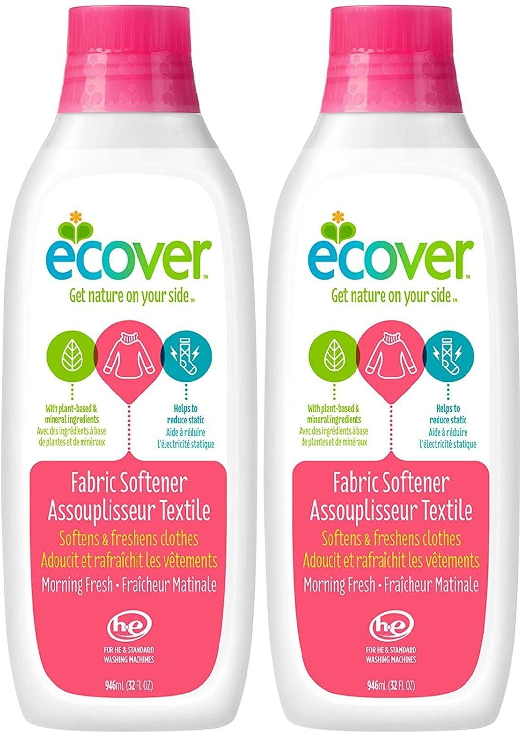 Ecover Fabric Softener Morning Fresh 32 oz 2 pk
