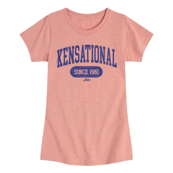 Barbie - Kensational 1961 - Girls Fitted Short Sleeve Graphic T-Shirt