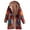 02 Yellow, variant on Fleece Jacket Women Women Faux Shearling Jackets Aztec Ethnic Graphic Sherpa Lined Jackets Oversized Button down Hooded Trench Coats