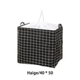 thumbnail image 2 of Bolsa de almacenamiento Ropa Organizador plegable Ropa de cama Manta Cajas de embalaje Organizador Ropa de juguete Multifunción Gran capacidad Almacenamiento y organización del hogar rejilla negra Injueey HA076775-02, 2 of 6