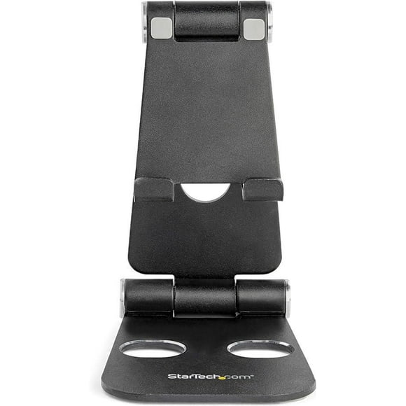 StarTech.com Foldable Phone & Tablet Stand - Adjustable Multi-Angle, Portable, Ergonomic - Black