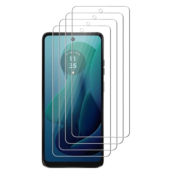 UZWZW (4 Pack) Tempered Glass HD Clear Screen Protector for Motorola Moto G 5G 2024 / 2023 / 2022