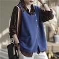 thumbnail image 3 of "Women's Lined Winter Coat Mid Length Solid Color Hooded Jacket" Teal Sweater Women's Cardigan Long Vest Cardigans for Women Lime Cardigans for Women Winter Cardigan Sweaters for Women plus Size, 3 of 4