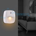thumbnail image 3 of Paquete de 2 Luces de luz Nocturna con Sensor automático de Oscuridad al Amanecer, luz de Noche con Sensor de Movimiento YOC de para Pasillo, Dormitorio, habitación de ni?os, escaleras, etc Ecomeon no, 3 of 6