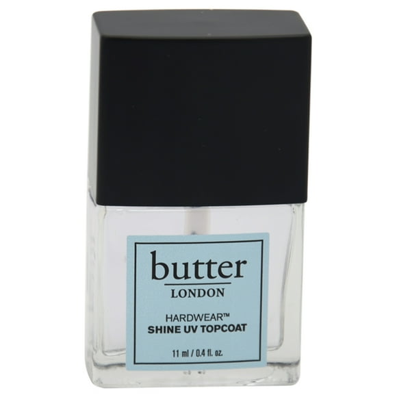 Esmalte de uñas Butter London Capa de acabado Hardwear Shine UV 0.4 oz