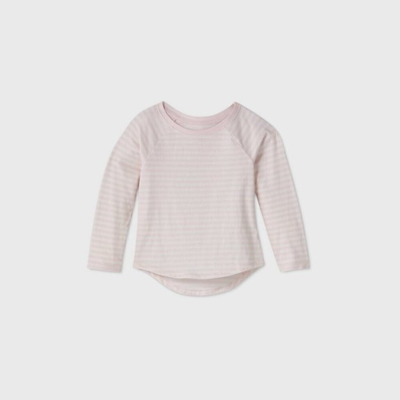 Toddler Girls' Striped Long Sleeve T-Shirt