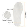 thumbnail image 2 of Uxcell 1Pair Shoe Bottom Full Sole Replacement 3.7mm Thickness Rubber Repair NonSlip for Flat Shoe, White, 2 of 5