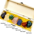 thumbnail image 3 of XWSHYW Decoraciones para El Hogar Juego de Piedras de Cristal Natural, Piedra Áspera, Colección de Piedras Energéticas de Chakras, Caja de Regalo, 3 of 6