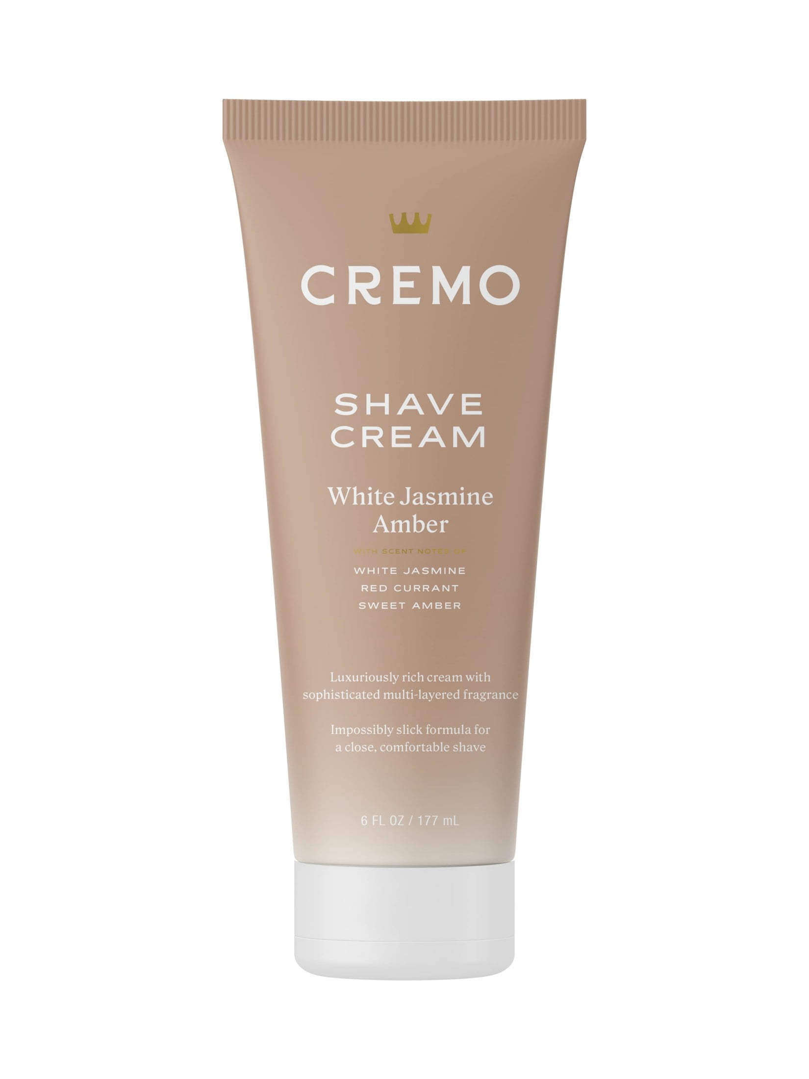 Cremo Women's Shave Cream, White Jasmine Amber Scent, 6 Fl Oz
