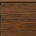 thumbnail image 5 of Modern Walnut Brown Nightstand with Two Drawers, 5 of 5