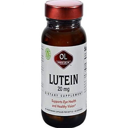 Olympian Labs Lutein - 20 mg - 60 Vegetarian Capsules