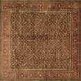 thumbnail image 1 of Ahgly Company Indoor Square Persian Brown Traditional Area Rugs, 6' Square, 1 of 4