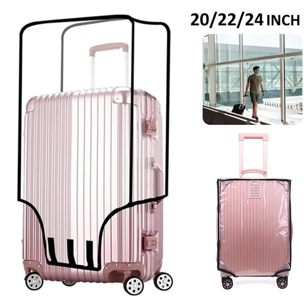 Lieonvis Clear PVC Suitcase Cover Protectors,luggage cover,Travel
