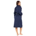 thumbnail image 5 of Skylinewears Woman Cotton Bathrobe Terry Cloth Knee Length Spa Bathrobe Soft Shower Robe, 5 of 6
