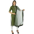 thumbnail image 1 of Atasi Kurta Droite Prête à Porter avec Filet Robe Dupatta Salwaar Kameez Ensemble, 1 of 7