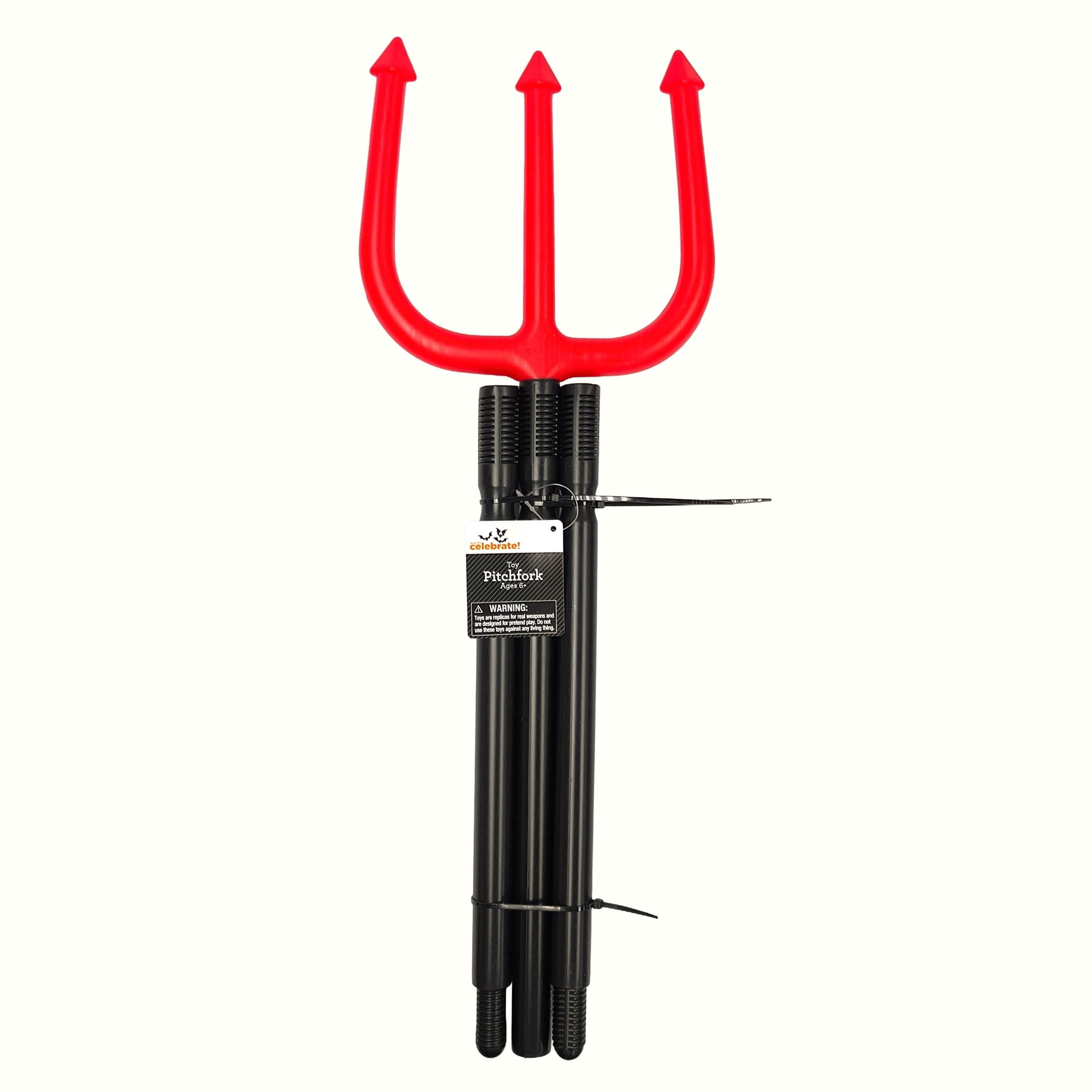 Devil Pitchfork Toy Costume Accessory for Children, Red and Black, Halloween by Way To Celebrate