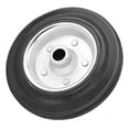 thumbnail image 3 of Heavy Duty Solid Rubber Swivel Caster Wheel 2pcs Industrial Silent Easy Move Replacement for Carts, 3 of 8
