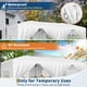 thumbnail image 4 of Qinaqin 10 x 20 Resistente Pop Up Canopy Tent con 6 Removable Sidewalls Easy Commercial para Parties Grande Outdoor 3 Ajustable cm de Alturaeights Stakes X18 Ropes X6 Blanco, 4 of 7