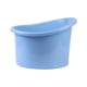 thumbnail image 2 of Cubo de baño para bebés Bañera para bebés Asiento de baño con respaldo alto Bañera para bebés Cubo de bañera para bebés Regalos para niños recién nacidos Azul, 2 of 8