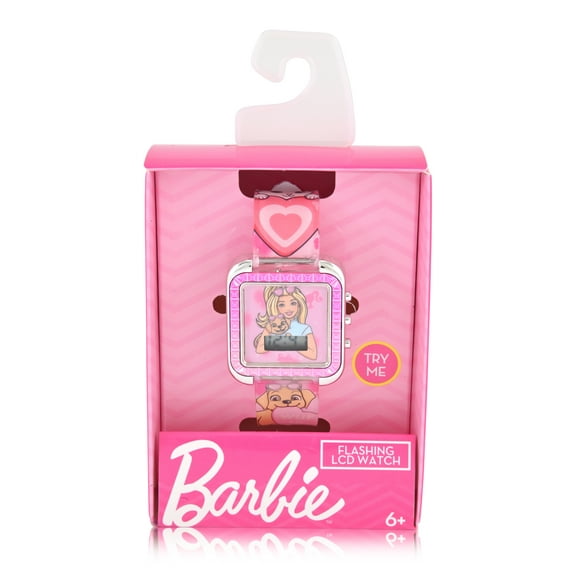 Mattel Barbie Female Child Pink LCD Watch, BDT4233WM