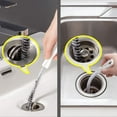 thumbnail image 3 of Hair Removal Tool Drain Dredge Pipe Sewer Cleaner Hook For Bathroom Kitchen Sink F1X5, 3 of 9