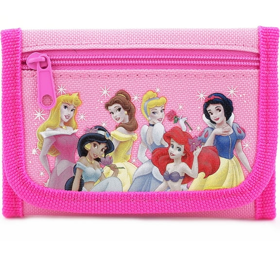 Dsiney Princess Tri-fold Canvas Wallet