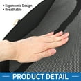 thumbnail image 5 of Unique Bargains Breathable Mesh Car Seat Lumbar Cushion Memory Foam Support 44.5x41.5cm Mesh Black 1 Pc, 5 of 6