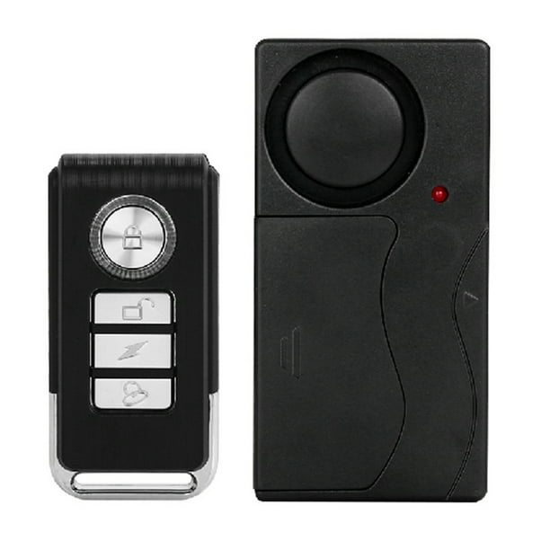 Alarma Alarma de bicicleta de 110dB Sensor de movimiento de vibración inalámbrico Sensores de seguri Tomshoo Alarma