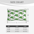 thumbnail image 4 of Goofa Golf balls Pattern Pillow Case – Plush & Soft Cushion Cover, Hypoallergenic Throw Pillow Case for Comfortable Sleep with Envelope Closure-20"x30", 4 of 6