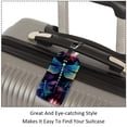 thumbnail image 3 of Square 2Pack PU Leather Dragonfly Cruise Luggage Tag with Privacy Cover and Name ID Tag for Travel Handbags Backpacks Luggage Tags, 3 of 6