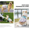 thumbnail image 6 of HQREA Floral Dog Dresses for Large Dogs Summer Girl Bowknot Puppy Princess Skirt, 6 of 6