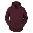 thumbnail image 1 of Sudadera con capucha Lars Amadeus Borgoña S Para Hombre, 1 of 6
