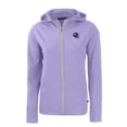 thumbnail image 2 of Women's Cutter & Buck Purple Minnesota Vikings  Daybreak Eco Recycled Full-Zip Hoodie Jacket, 2 of 3