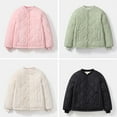 thumbnail image 5 of KAUOD Kids Lightweight Puffer Jackets Button Open Front Quilted Windproof Coats Boys Girls Long Sleeve Winter Outwear, 5 of 8