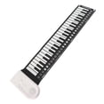 thumbnail image 1 of Up Teclado Electrónico Portátil De 49 Teclas Piano Enrollable Manual Para Niños PrincipiantesBlanco, 1 of 7