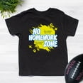 thumbnail image 2 of NanyCraft's No Homework Zone Kids T-Shirt, 2 of 2