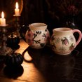 thumbnail image 3 of Forestwhale 12 oz Ceramic Cauldron Mug 3.94" Witchy Brew Themed Coffee Cup Unique Halloween Gift for Witchy Lovers Microwave Dishwasher Safe, 3 of 6