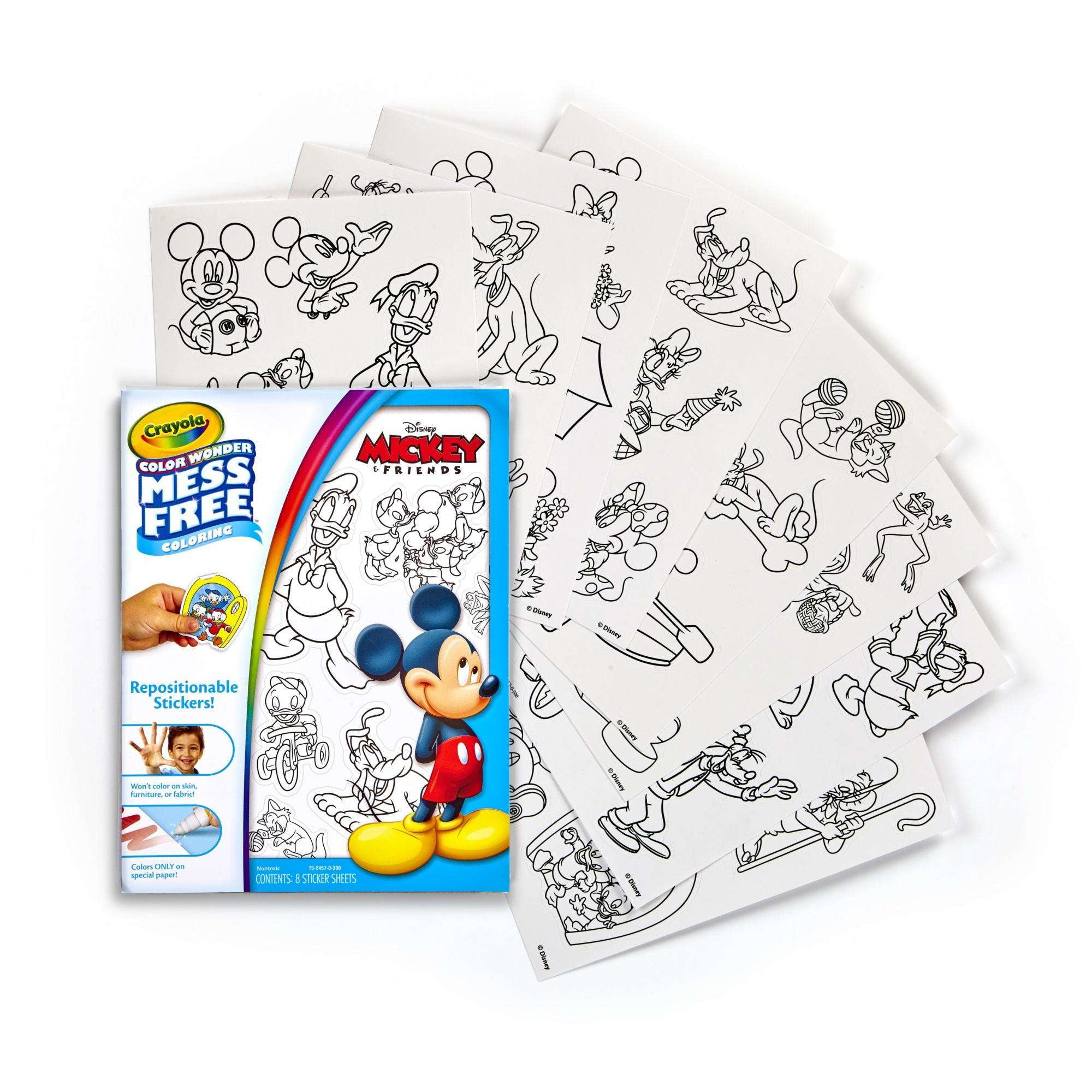 Crayola Color Wonder Disney Junior Mickey & the Roadster Racers Coloring  Book & Markers, 23 pc - City Market