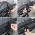 thumbnail image 6 of Versatile Stroller Hooks Double Clip for Hanging Bags Purses Groceries Multi Purpose Hanger for Stroller Car Seat Walker Wheelchair Hands Free Travel Accessories for Parents, 1 Hook, 6 of 9