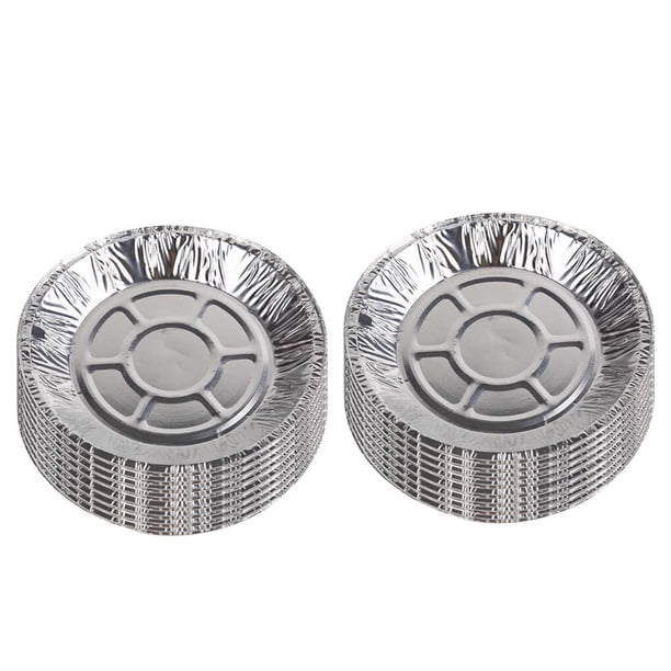 Billuyoard 50 piezas de sartenes con tapas transparentes, horno para asar, Pizza, moldes para alimentos, bandejas, contenedores, platos para Flan Herramientas y accesorios para hornear No.01