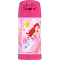 thumbnail image 2 of Thermos Stainless Steel Funtainer Water Bottle with Straw, Princess, 12 Fluid Ounces, 2 of 6