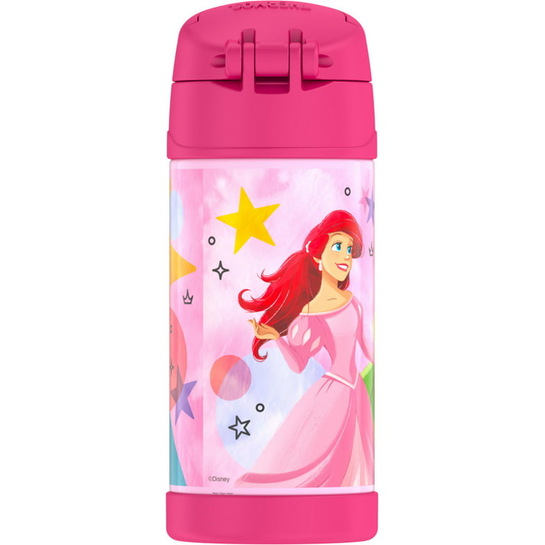Thermos Funtainer Vacuum Insulated Stainless Steel Water Bottle, Princess,  16 fl oz 