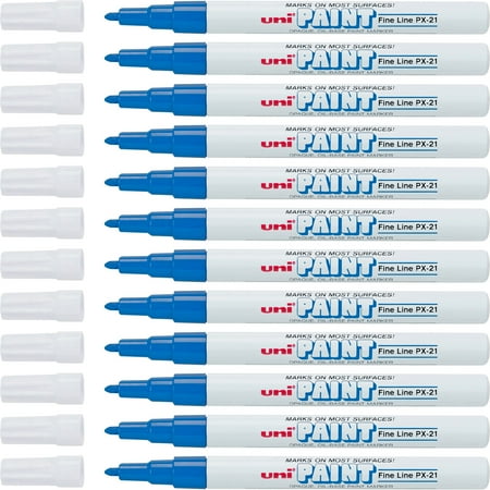 uni-ball, UBC63703DZ, Uni-Paint PX-21 Oil-Based Fine Point Marker, 12 / Dozen