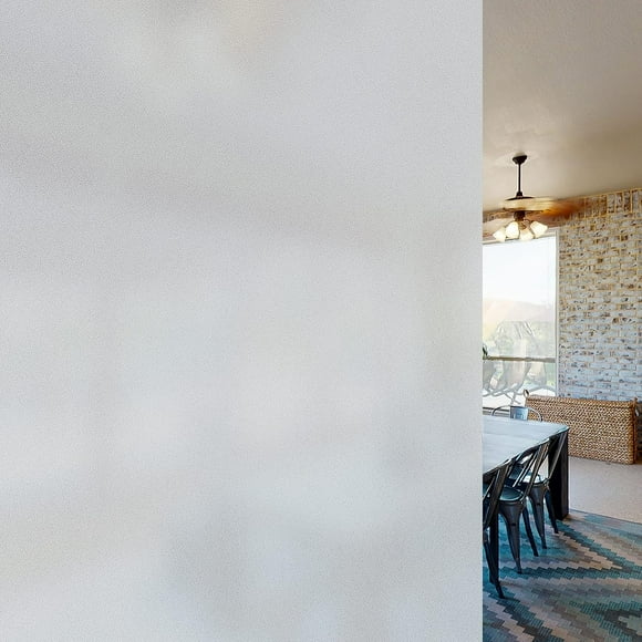 shiyou-Frosted Window Privacy Film, Frosted Glass Window Film Opaque Rice Paper Translucent Frosting for Door & Window Blurring, White Film for Nighttime Privacy17.5 x 78.7 Inches