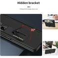 thumbnail image 5 of for Samsung Galaxy Z Fold 5 5G Case with Screen Protector, S Pen Slot & Stylus Hinge Design Fine Leather Protective Phone Case with Kickstand Casefor Galaxy Z Fold5, Green, 5 of 9
