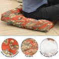 thumbnail image 2 of Boho Style Meditation Cushion with Paisley Print, Square Floor Pillow for Sitting, Yoga, and Home Decor 22 x 22, 2 of 7