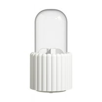 Makeup Brush Organizer, 360 Degree Rotatable Round Makeup Brush Holder with Lid Brush Storage Box Contain