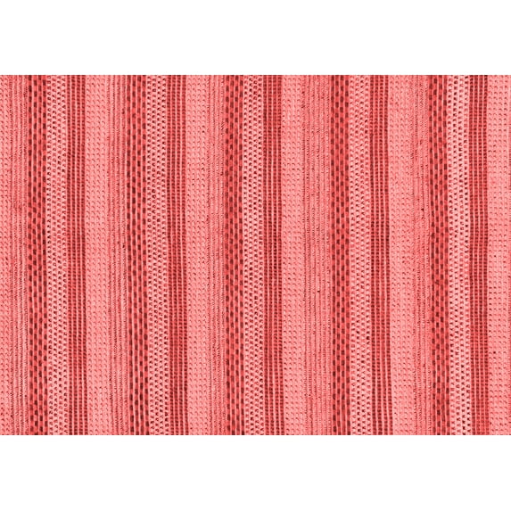 Ahgly Company Machine Washable Indoor Rectangle Oriental Red Modern Area Rugs, 5' x 7'