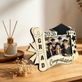 thumbnail image 6 of 2026 Graduation Photo Frame Custom Name Wooden Picture Display Engraved Class Of Senior For High School College Graduate Desk Keepsake, 6 of 6